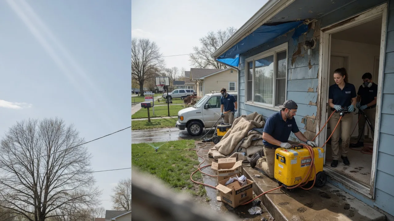 Basement Flood Cleanup in Milan, IL near me